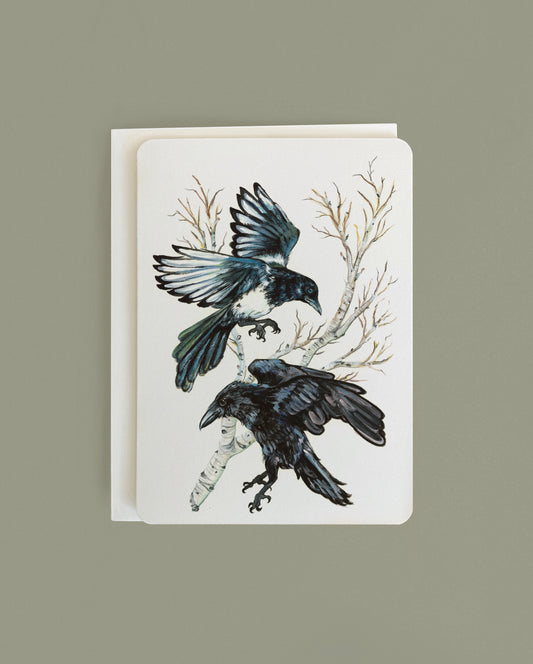 Corvids - Greeting card